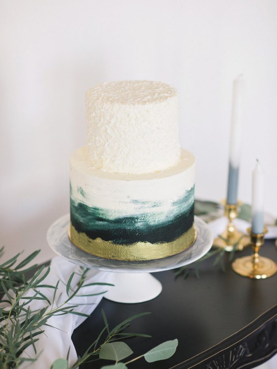svadbeni torti so ombre efekt